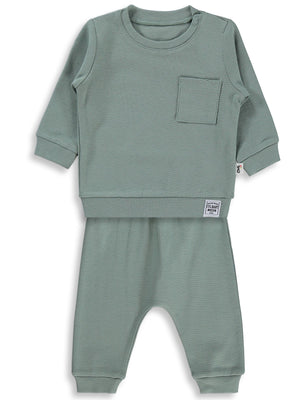 Civil Baby Süs Etiketli 2'Li Takım 6-18 Ay Takım - Yeşil