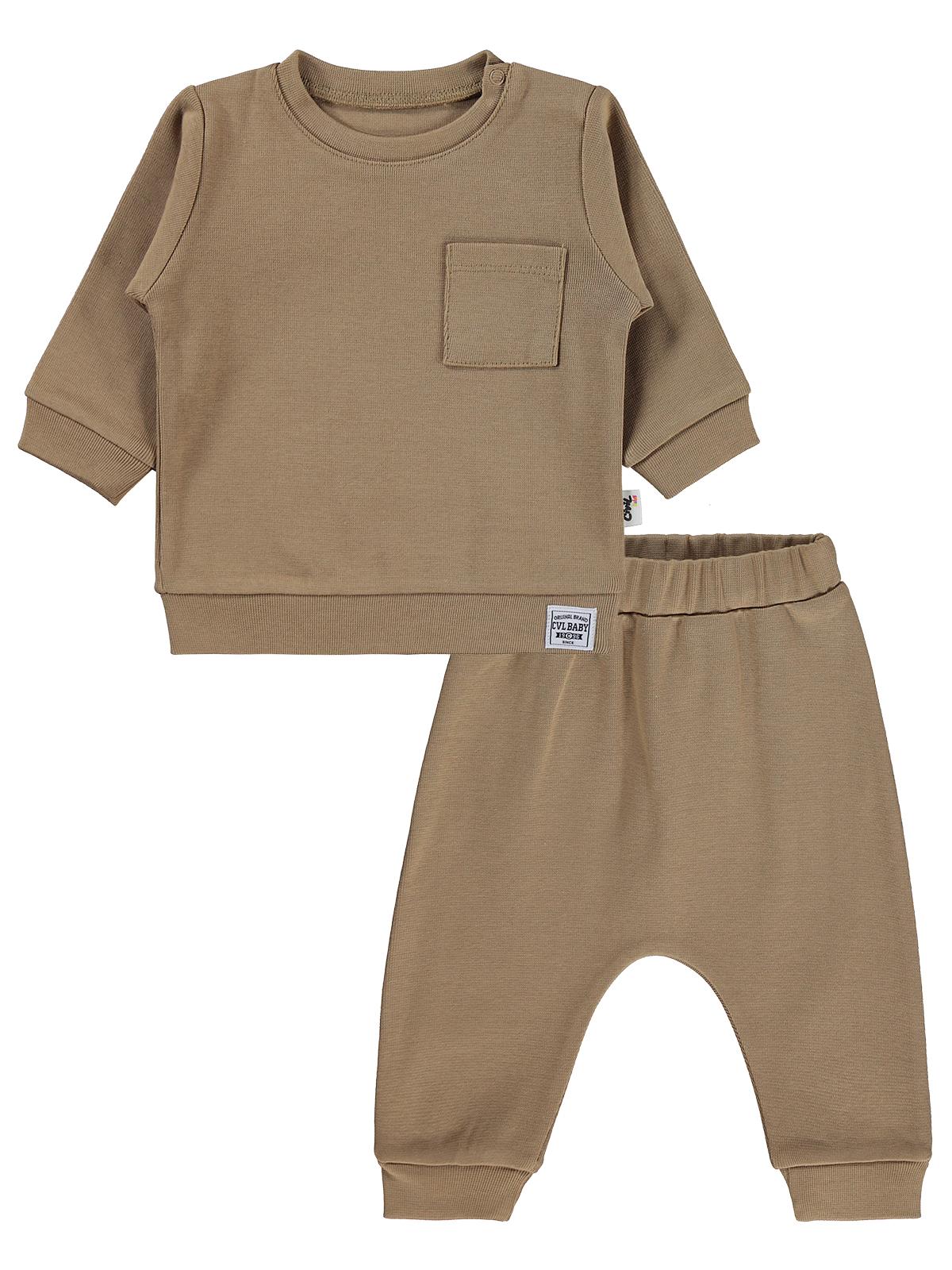 Civil Baby Süs Etiketli 2'Li Takım 6-18 Ay Takım - Kahverengi