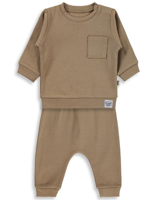 Civil Baby Süs Etiketli 2'Li Takım 6-18 Ay Takım - Kahverengi
