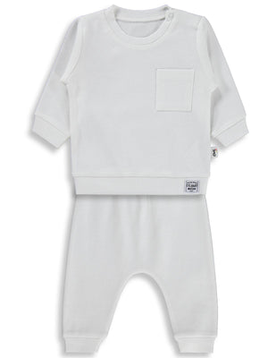 Civil Baby Süs Etiketli 2'Li Takım 6-18 Ay Takım - Ekru