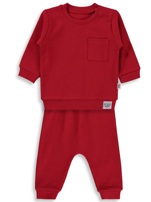 Civil Baby Süs Etiketli 2'Li Takım 6-18 Ay Takım - Kırmızı