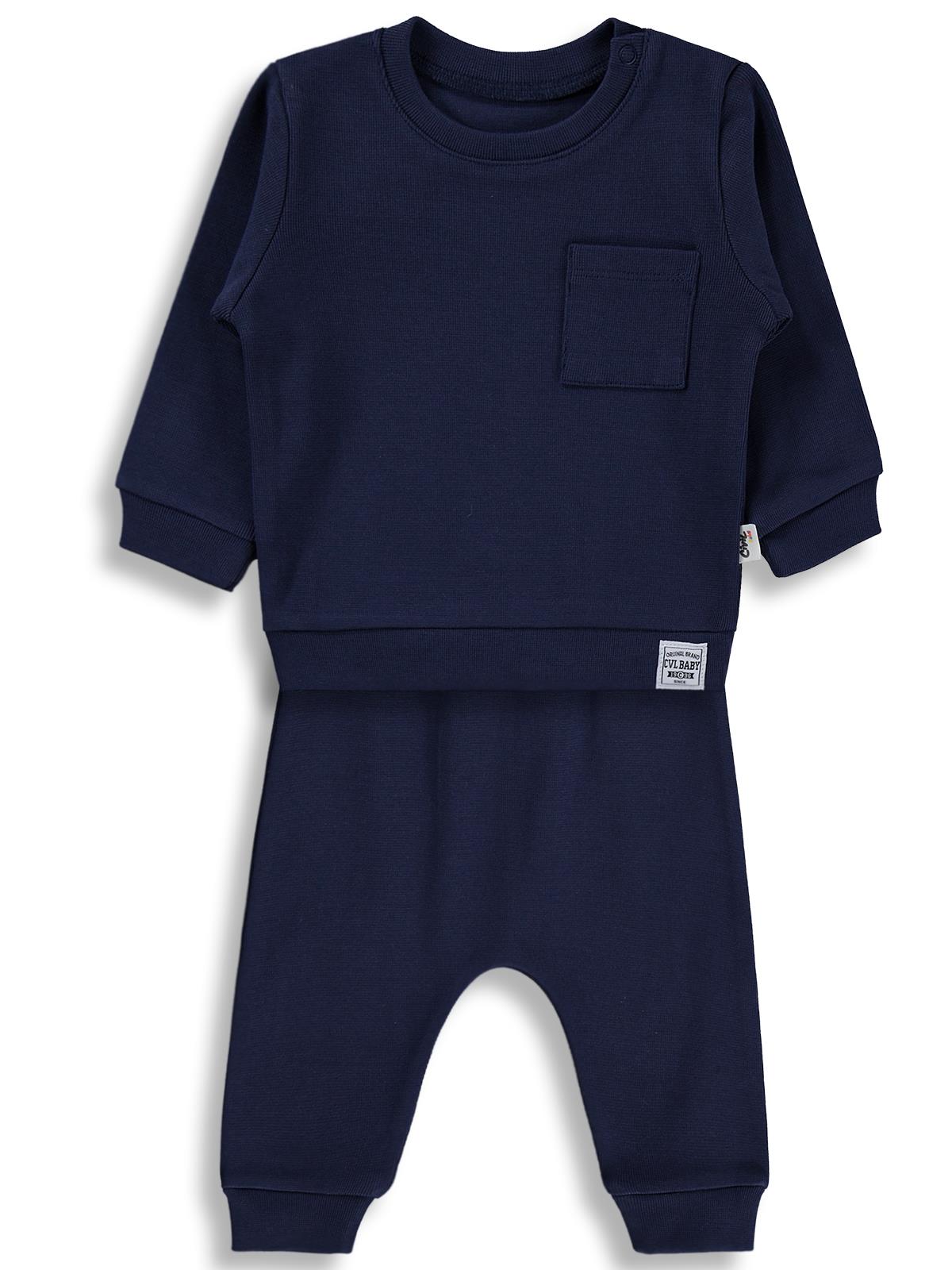 Civil Baby Süs Etiketli 2'Li Takım 6-18 Ay Takım - Lacivert