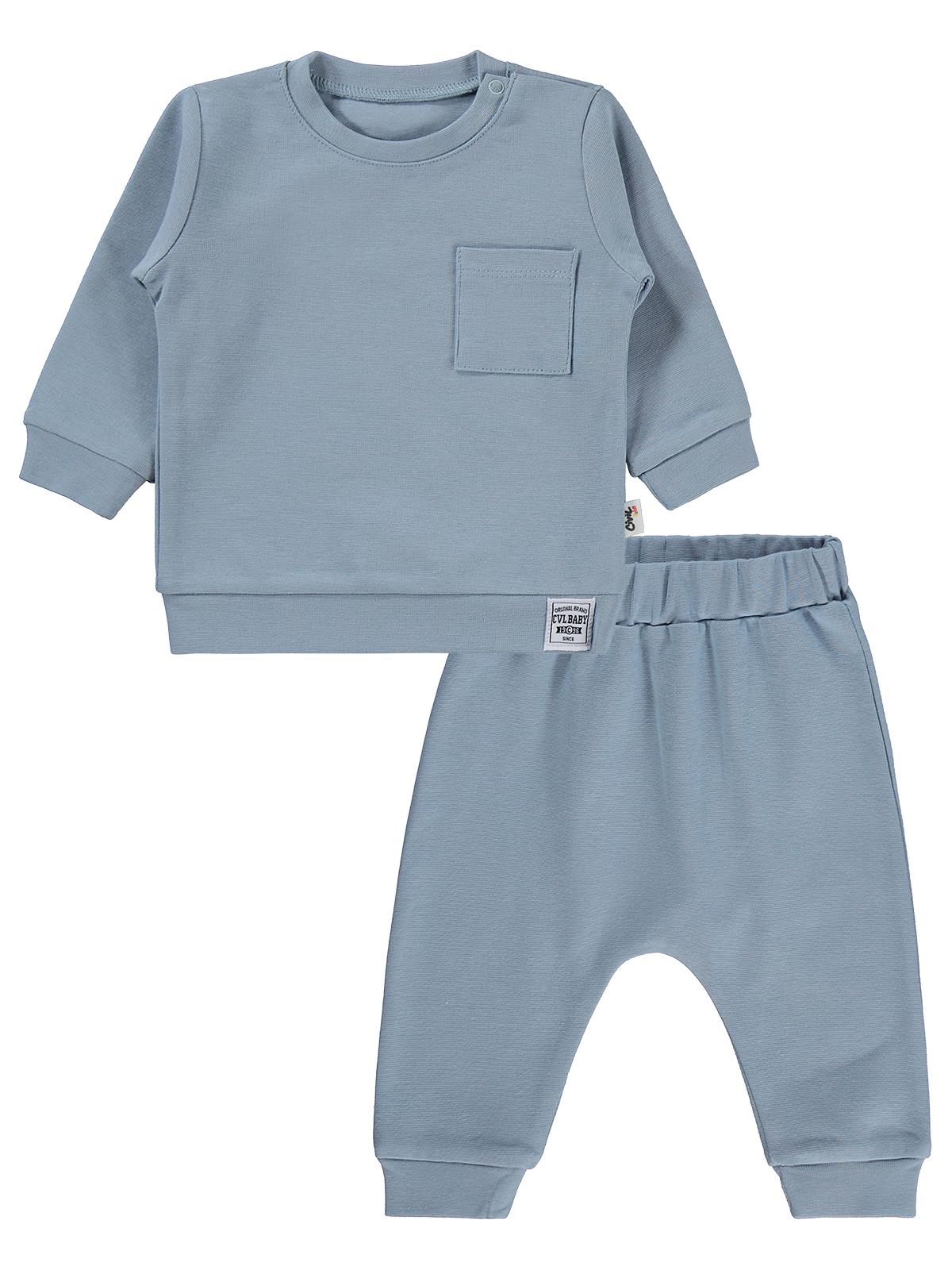 Civil Baby Süs Etiketli 2'Li Takım 6-18 Ay Takım - Mavi