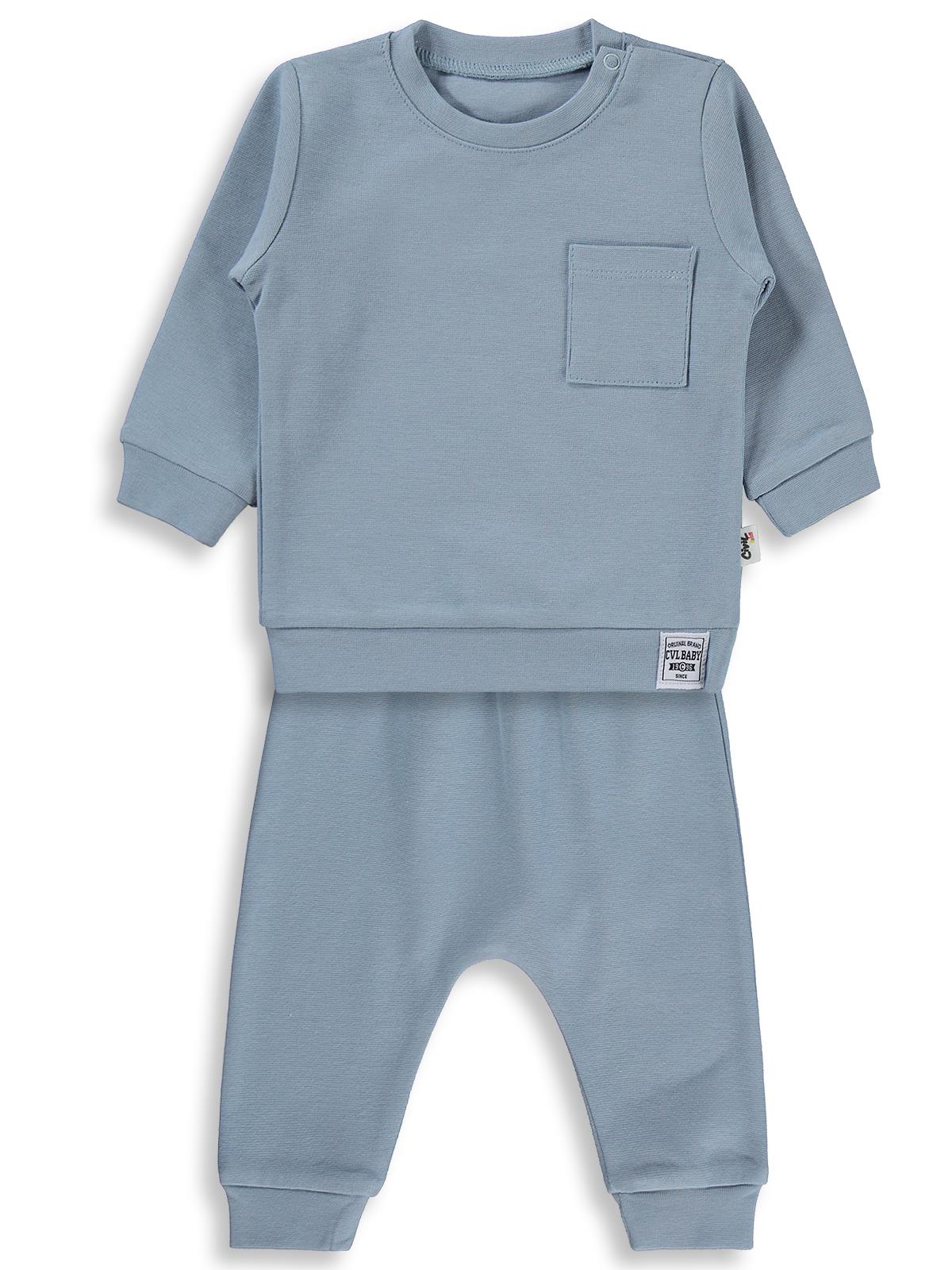 Civil Baby Süs Etiketli 2'Li Takım 6-18 Ay Takım - Mavi