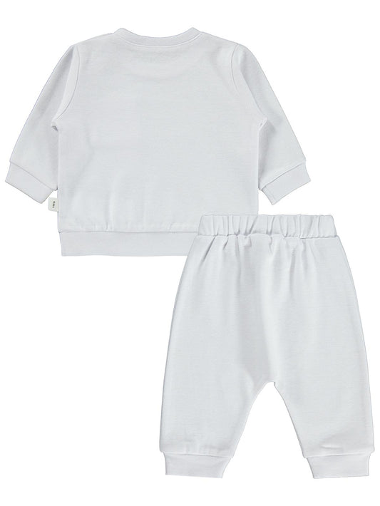 Civil Baby Süs Etiketli 2'Li Takım 6-18 Ay Takım - Beyaz
