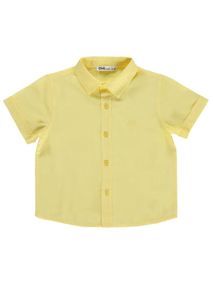 Civil Boys Basic Kısa Kol 2-5 Yaş Gömlek - Sarı