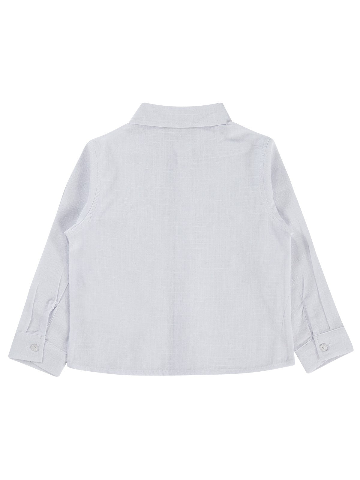 Civil Boys Erkek Çocuk Basic Uzun Kol 2-5 Yaş Gömlek - Beyaz