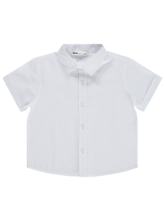 Civil Boys Basic Kısa Kol 2-5 Yaş Gömlek - Beyaz