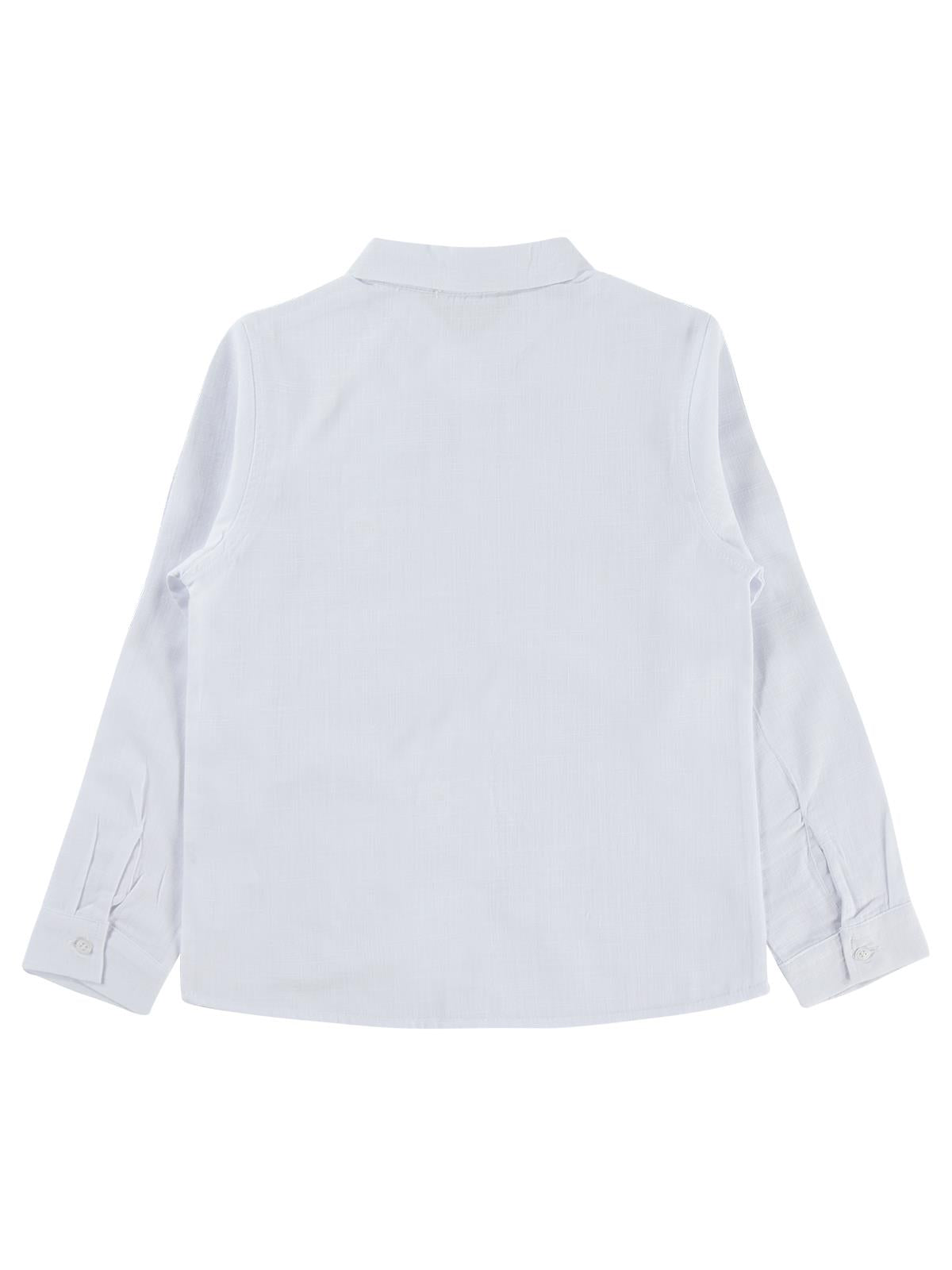 Civil Boys Basic Uzun Kol 10-13 Yaş Gömlek - Beyaz