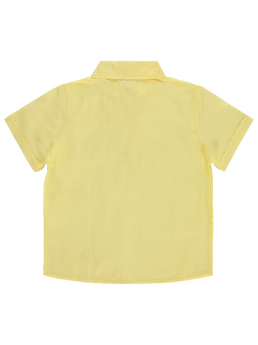 Civil Boys Basic Kısa Kol 6-9 Yaş Gömlek - Sarı