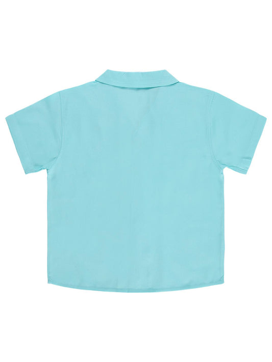 Civil Boys Basic Tatil Yaka 10-13 Yaş Gömlek - Yeşil