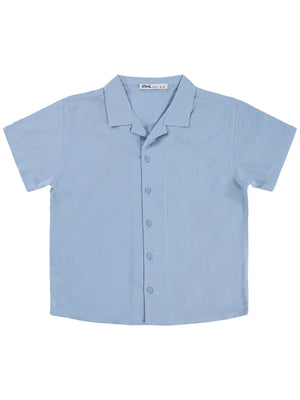 Civil Boys Basic Tatil Yaka 10-13 Yaş Gömlek - Mavi