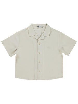 Civil Boys Basic Tatil Yaka 2-5 Yaş Gömlek - Bej