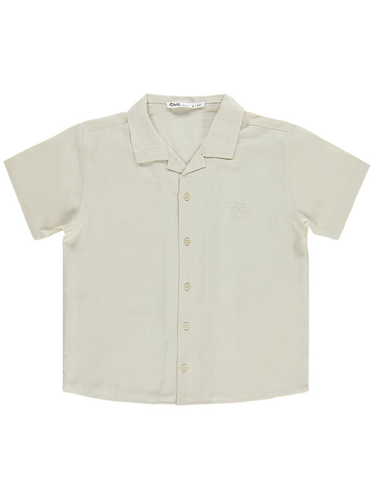 Civil Boys Basic Tatil Yaka 6-9 Yaş Gömlek - Bej