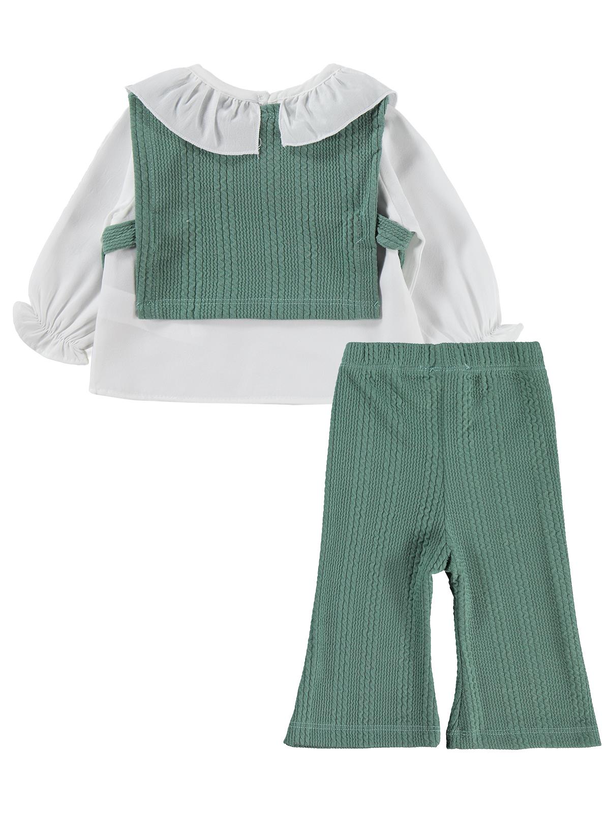 Civil Baby Bebe Yakalı 6-18 Ay Takım - Yeşil