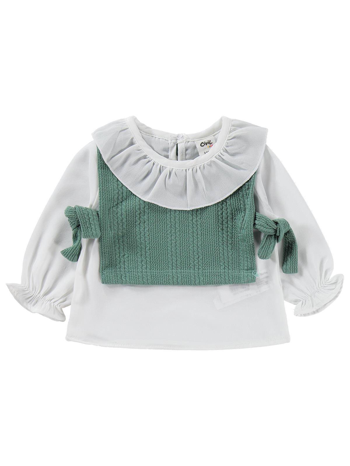 Civil Baby Bebe Yakalı 6-18 Ay Takım - Yeşil