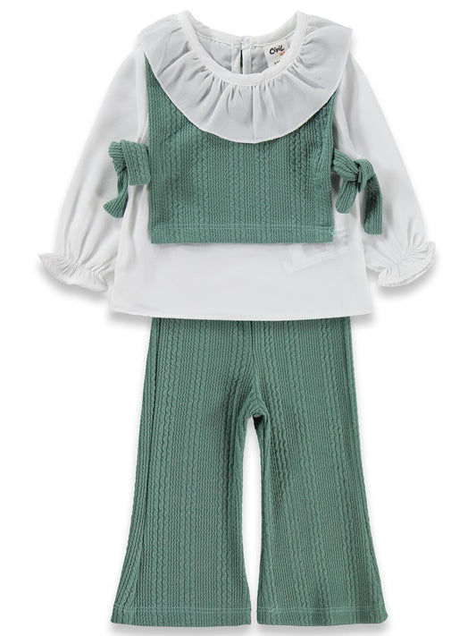 Civil Baby Bebe Yakalı 6-18 Ay Takım - Yeşil