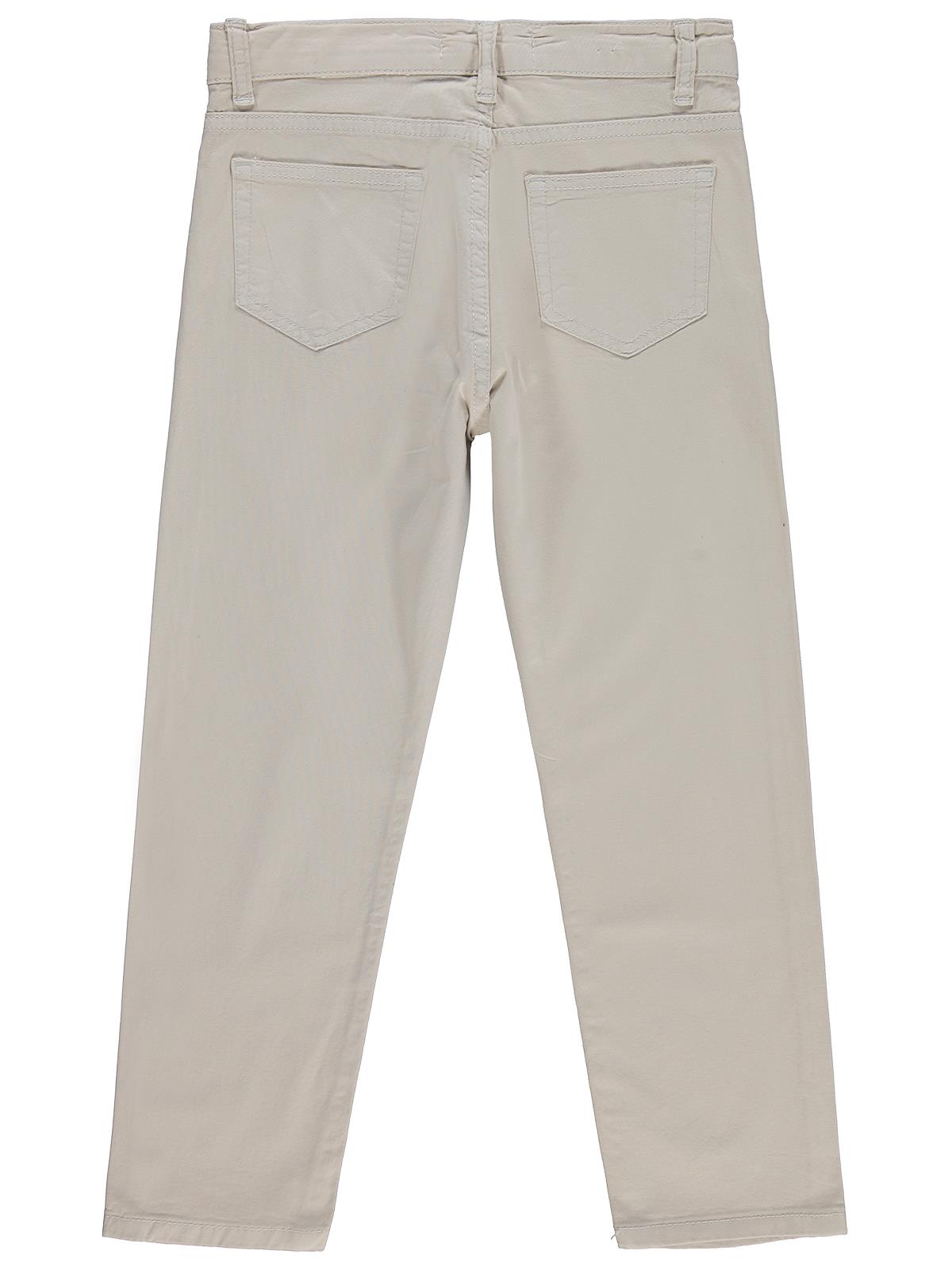 Civil Boys Erkek Çocuk 5 Cep Basic 10-13 Yaş Pantolon - Koyu Taş Rengi
