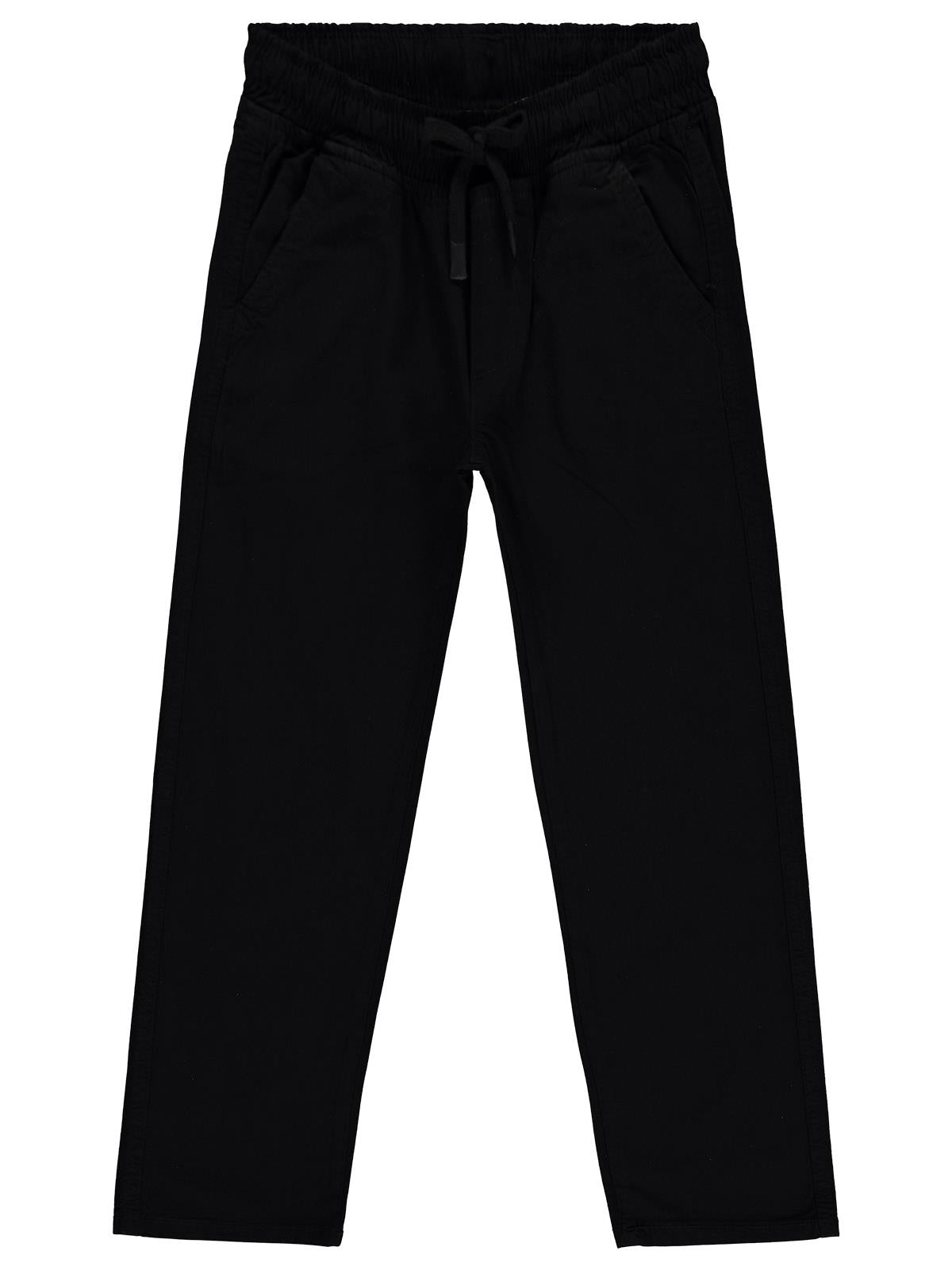 Civil Boys Beli Lastikli 10-13 Yaş Pantolon - Siyah