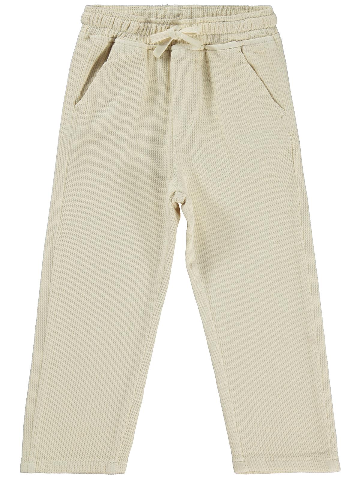 Civil Boys Dokulu 2-5 Yaş Pantolon - Beyaz