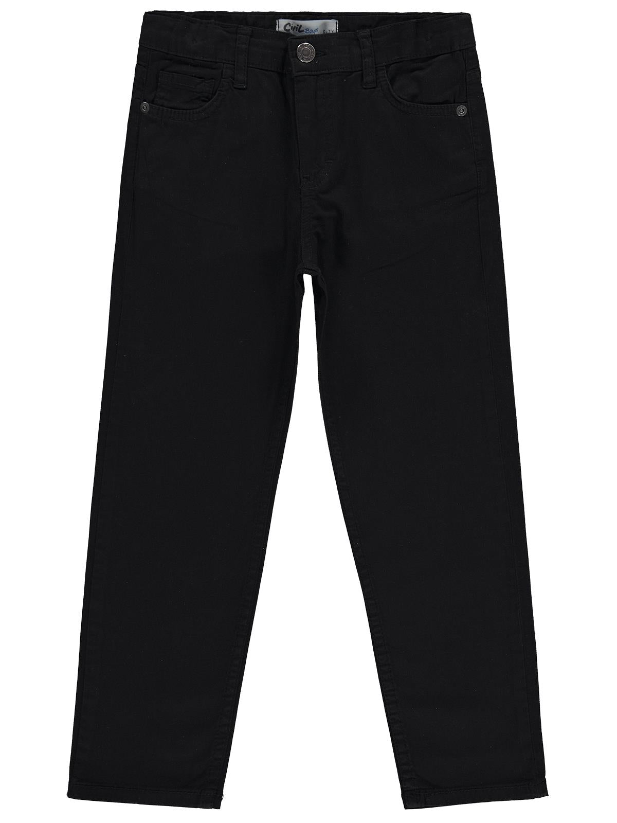 Civil Boys 5 Cep Basic 6-9 Yaş Pantolon - Siyah