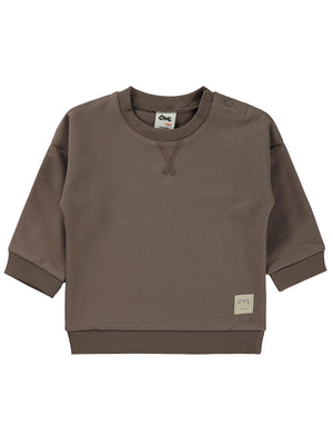 Civil Baby Civil Basic Timeless 6-18 Ay Sweatshirt - Kahverengi