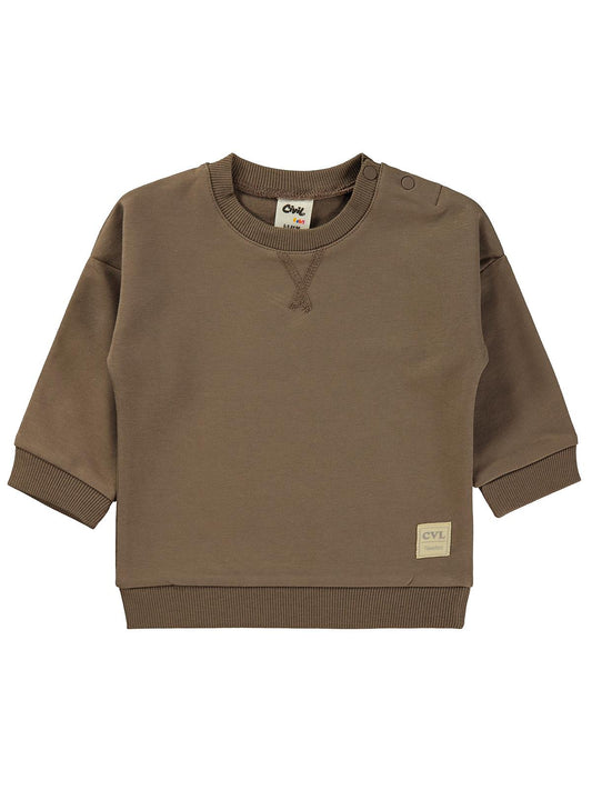 Civil Baby Civil Basic Timeless 6-18 Ay Sweatshirt - Kahverengi