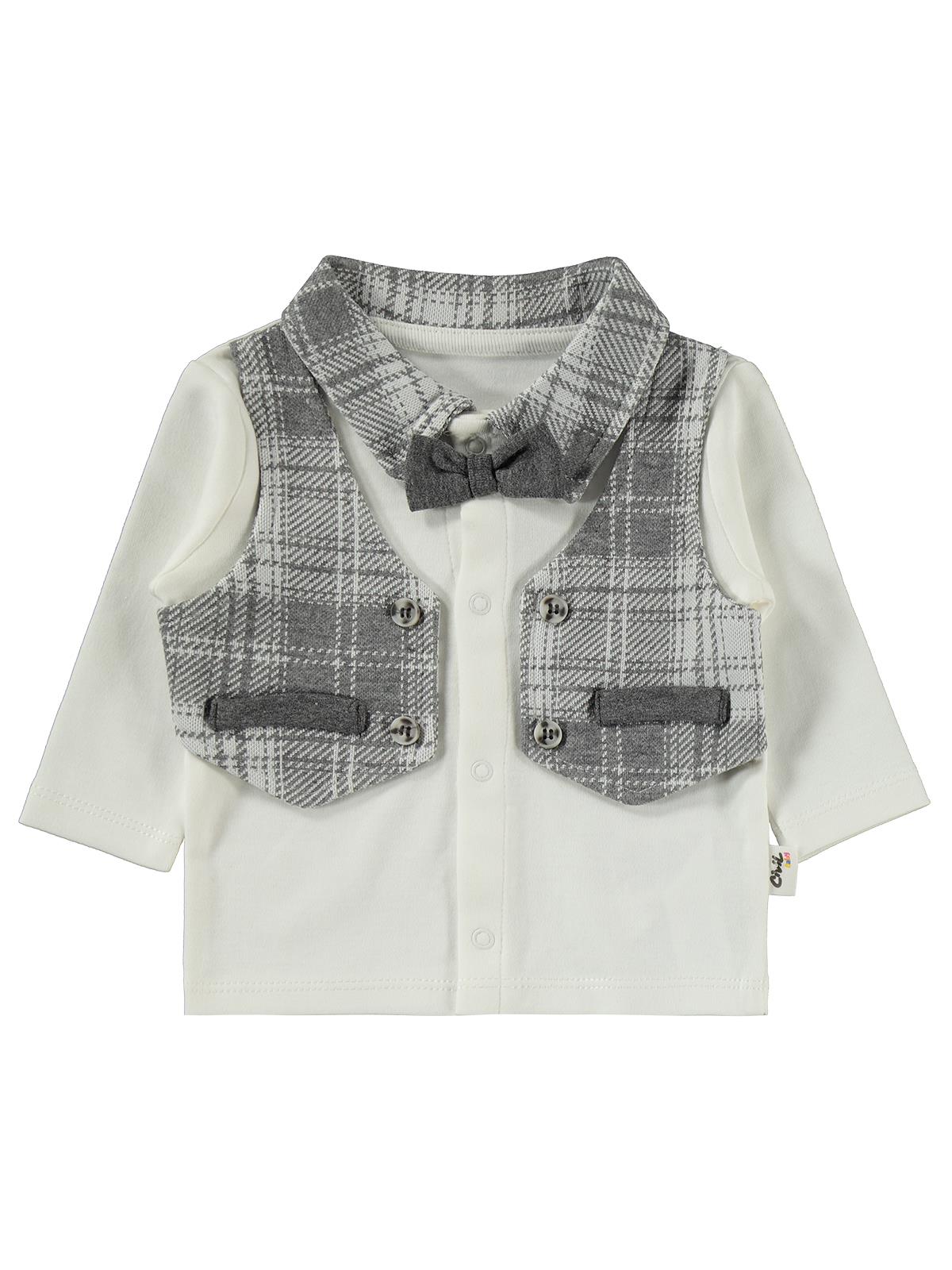 Civil Baby Kazayağı Desen Zıbın Takımları - Ekose