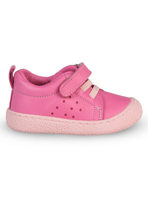 Civil Baby Cırtlı Deri 19-21 Numara İlkadım Ayakkabı - Fusya