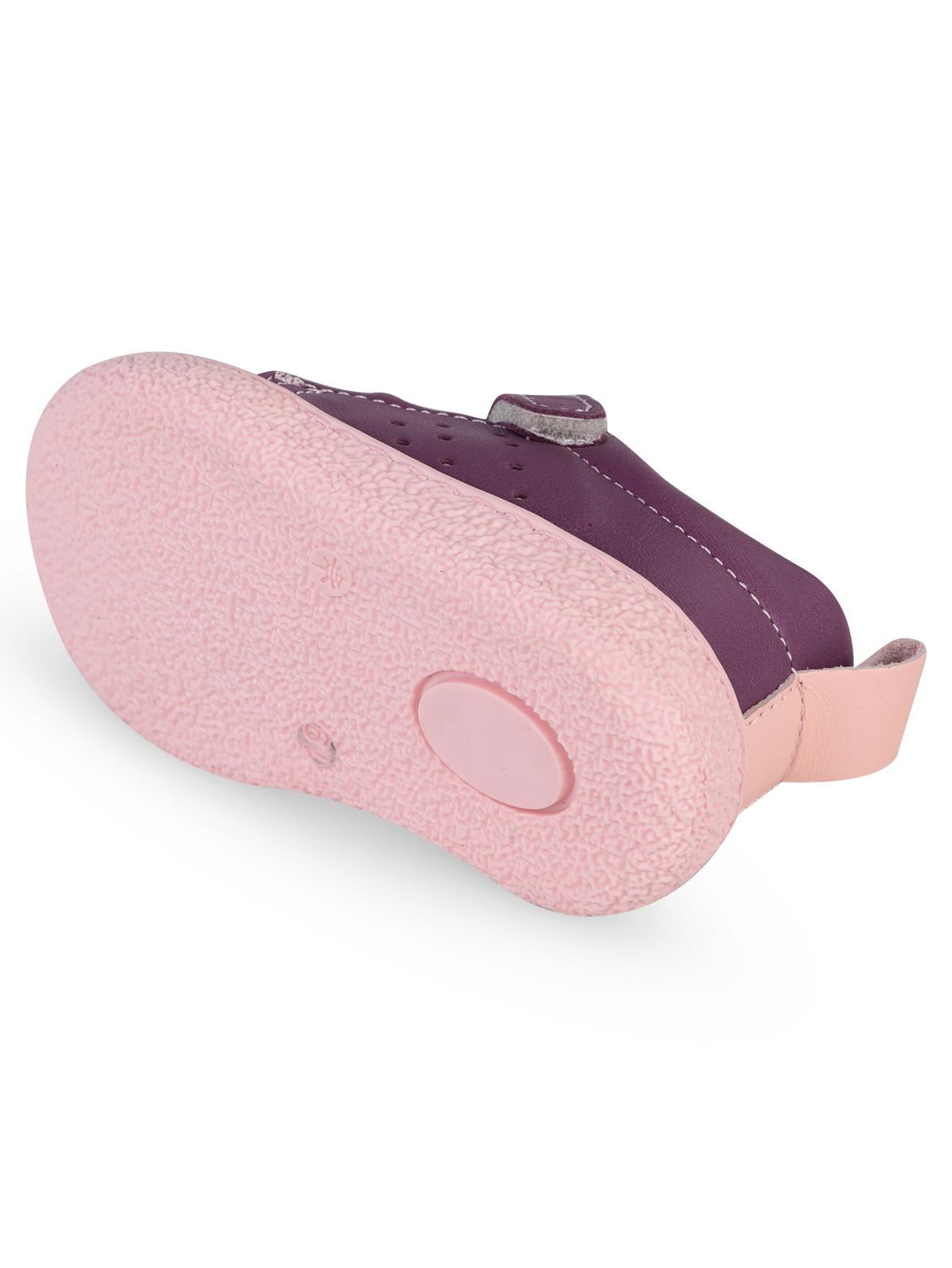 Civil Baby Cırtlı Deri 19-21 Numara İlkadım Ayakkabı - Lila