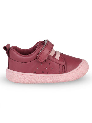 Civil Baby Cırtlı Deri 19-21 Numara İlkadım Ayakkabı - Kırmızı