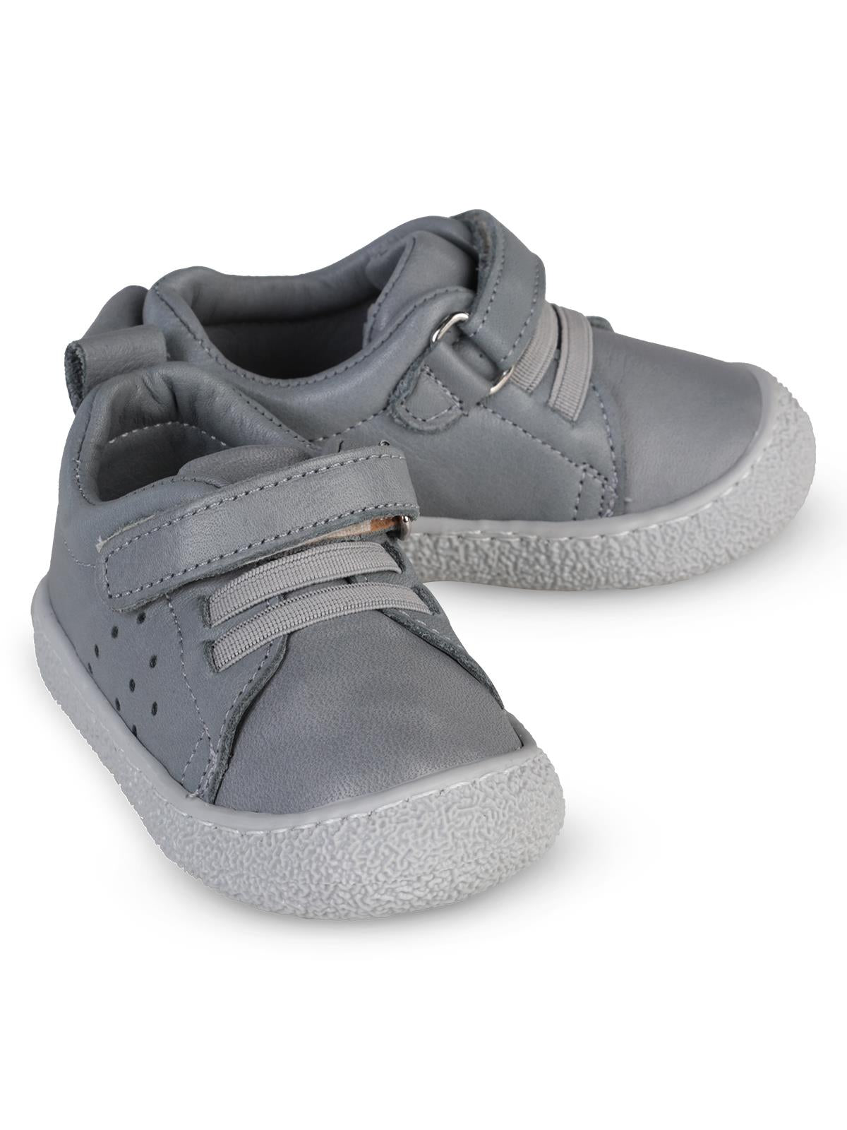 Civil Baby Cırtlı Deri 18-21 Numara İlkadım Ayakkabı - Gri