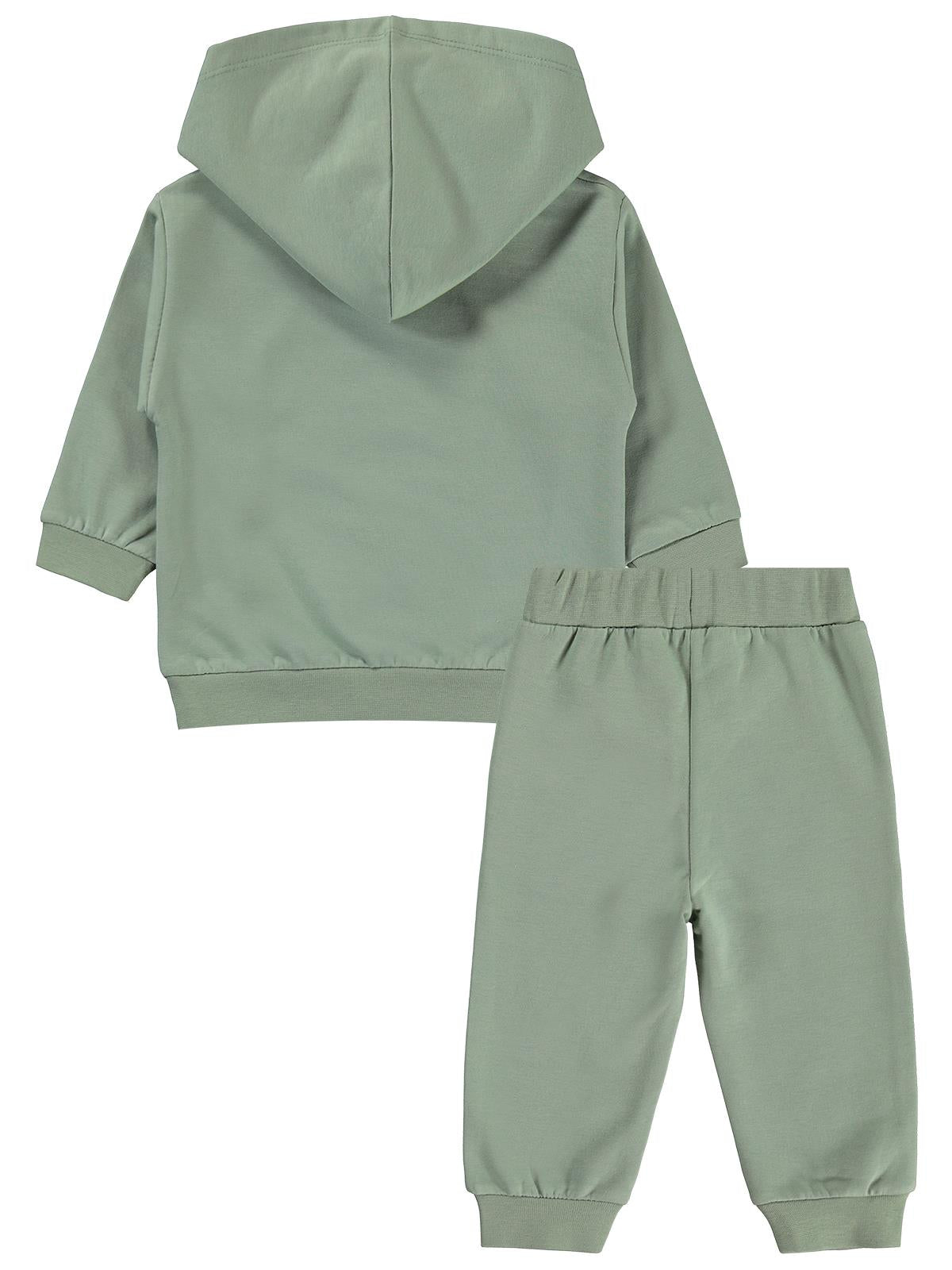 Civil Baby Teddy Baskılı 6-18 Ay Takım - Yeşil