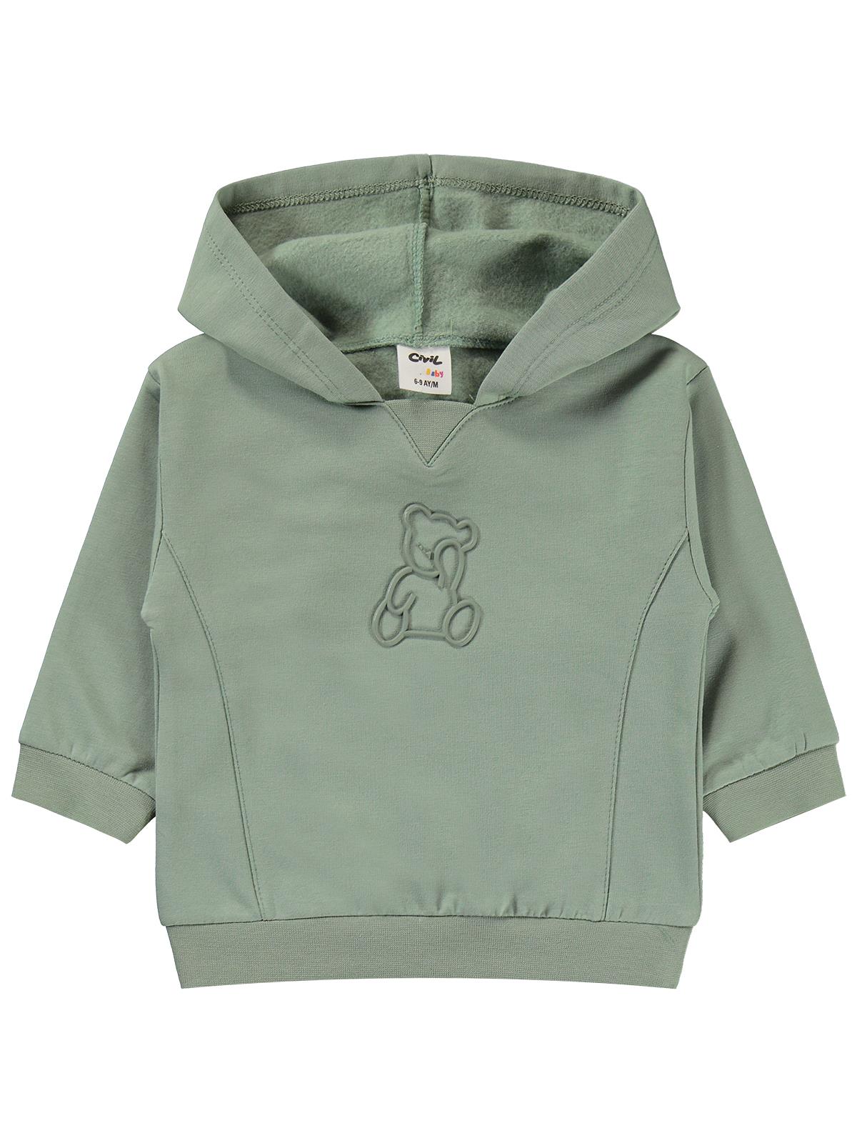 Civil Baby Teddy Baskılı 6-18 Ay Takım - Yeşil