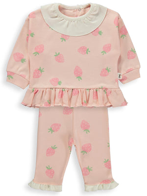 Civil Baby My Lucky Bunny Baskılı 3-18 Ay Takım - Pembe