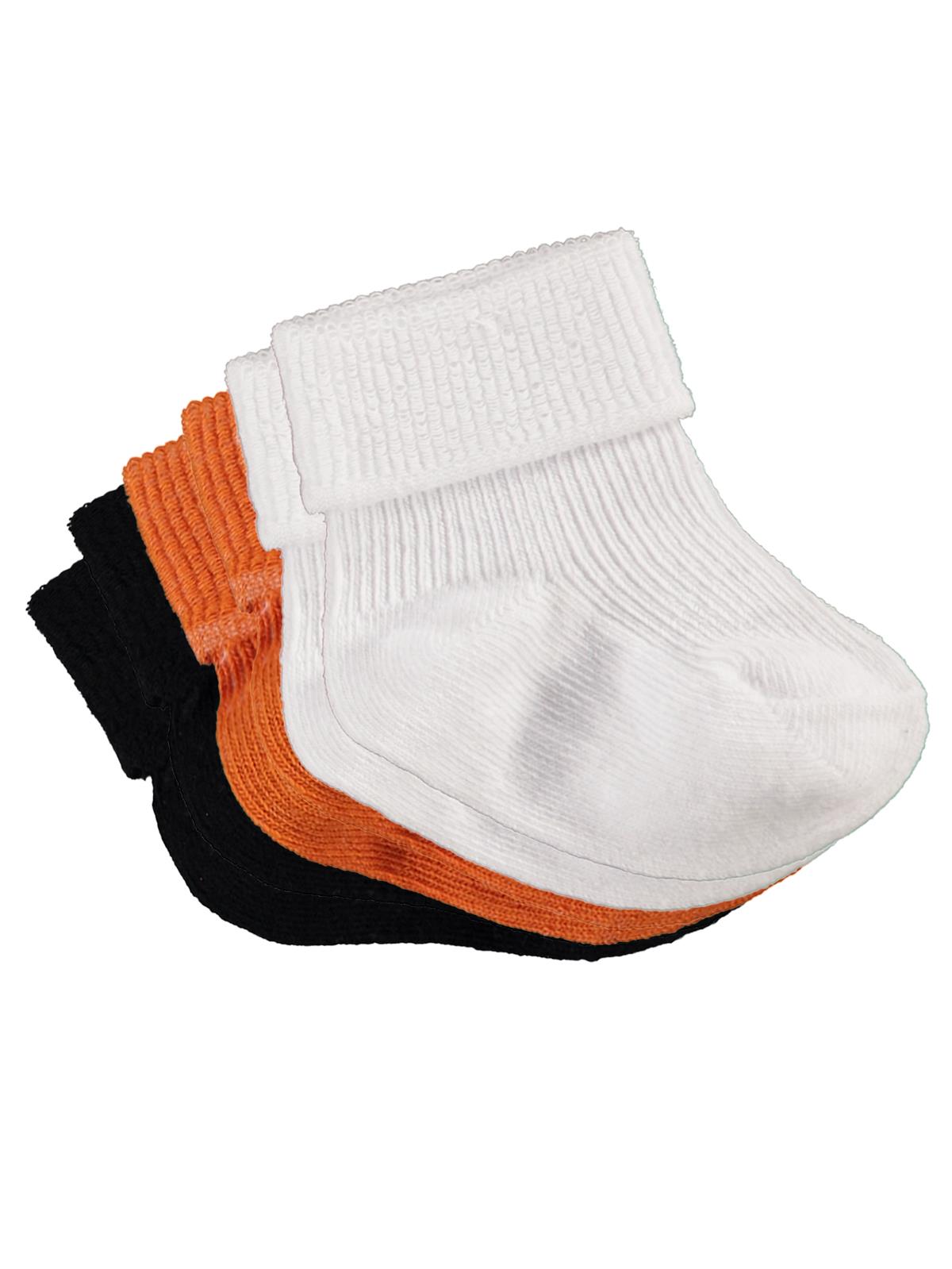 Civil Baby Classic Kıvrık 3'lü 6-18 Ay Bebek Erkek Çorap Set