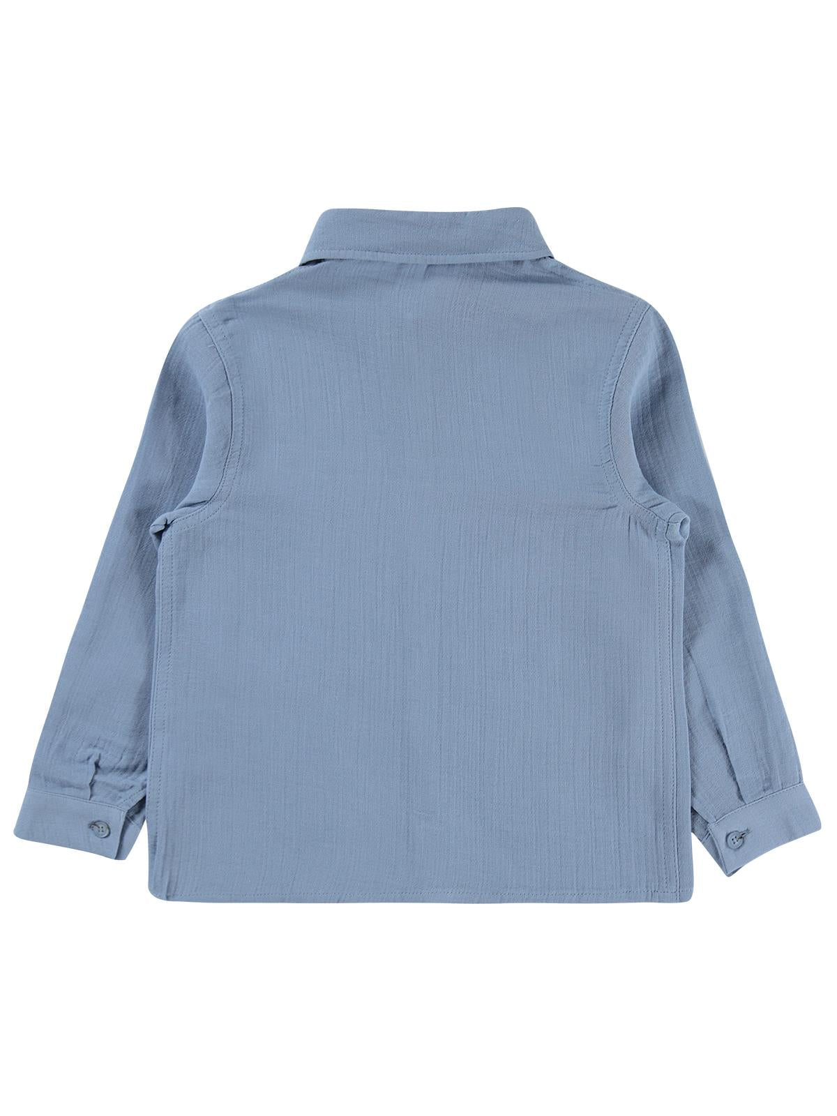 Civil Boys Uzun Kol Basic 10-13 Yaş Gömlek - Mavi