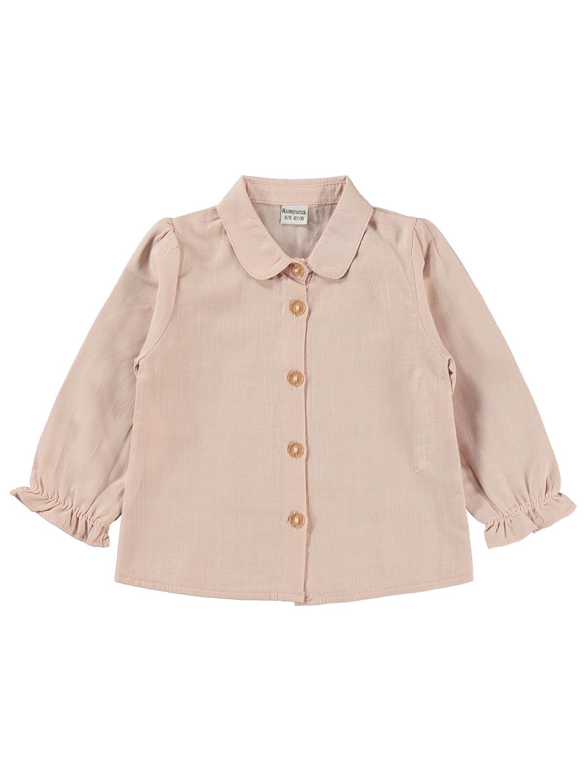 Kumru Fırfır Süeterli 3 Lü Kot 6-18 Ay Takım - Pembe