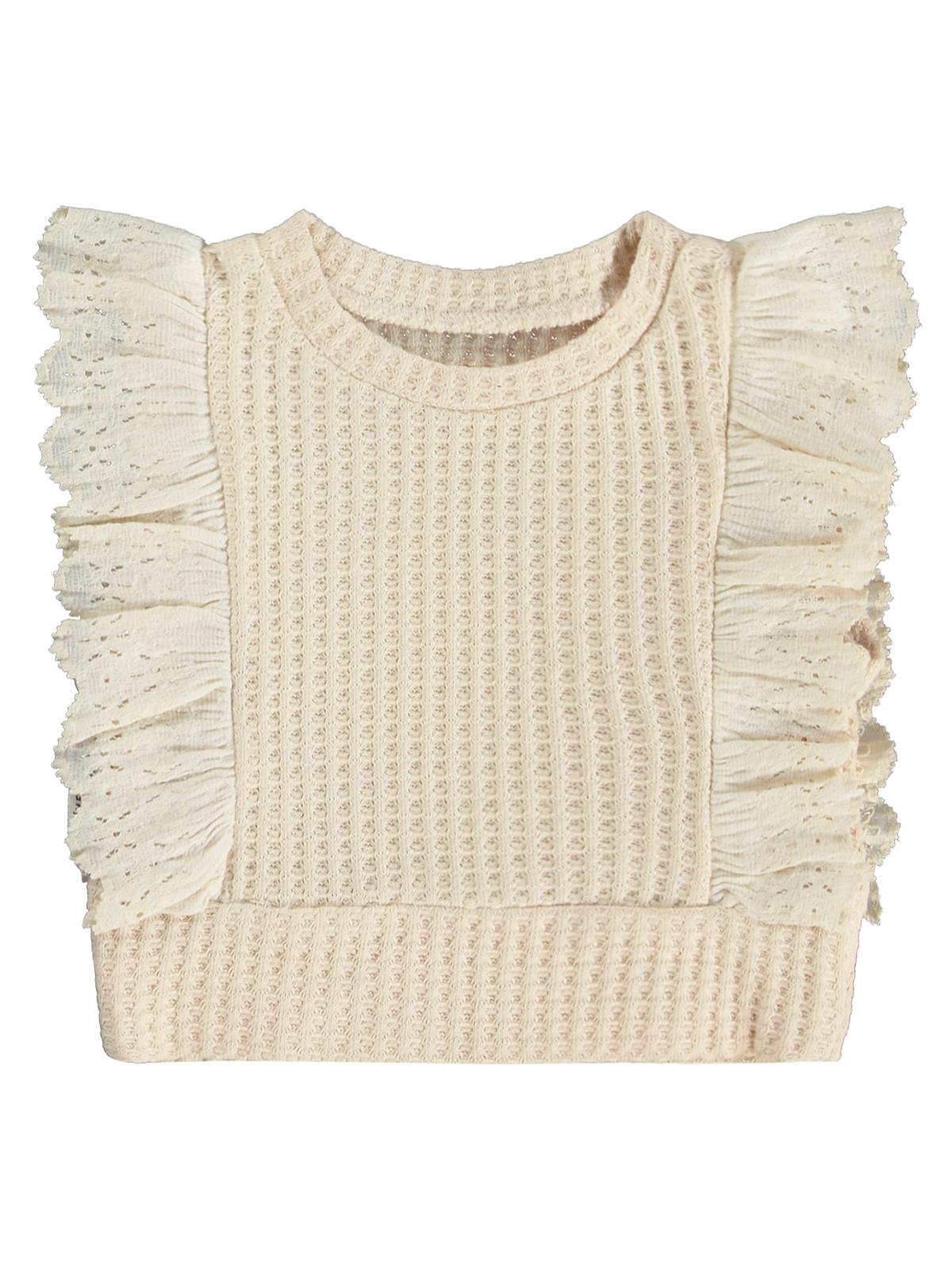 Kumru Fırfır Süeterli 3 Lü Kot 6-18 Ay Takım - Pembe