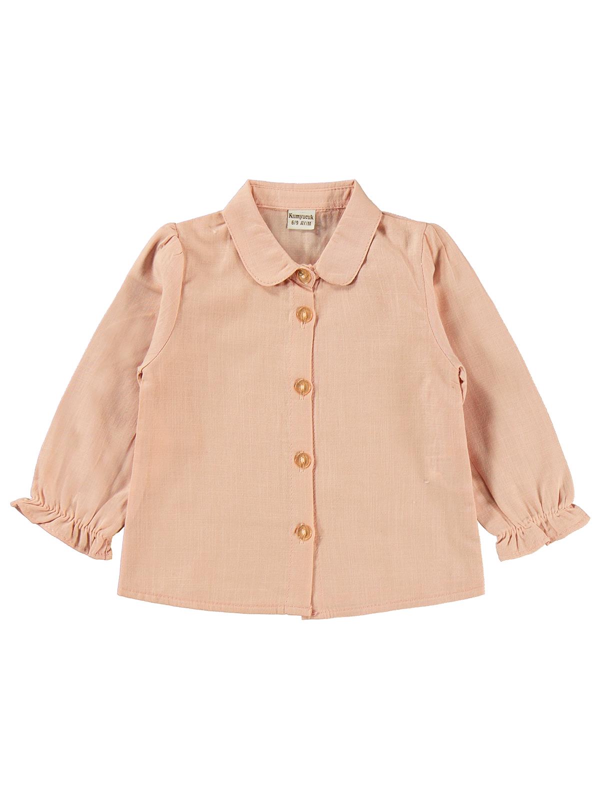 Kumru Fırfır Süeterli 3 Lü Kot 6-18 Ay Takım - Pudra