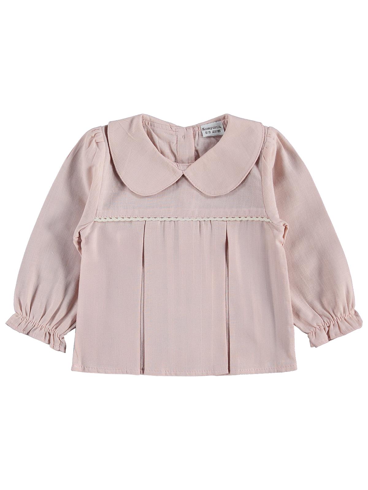 Kumru Bebek Yaka Hırkalı 3 Lü 6-18 Ay Takım - Pembe