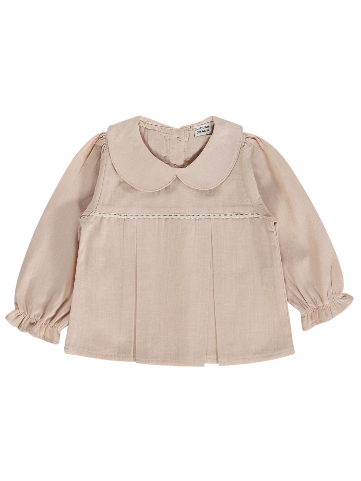 Kumru Bebek Yaka Hırkalı 3 Lü 6-18 Ay Takım - Bej