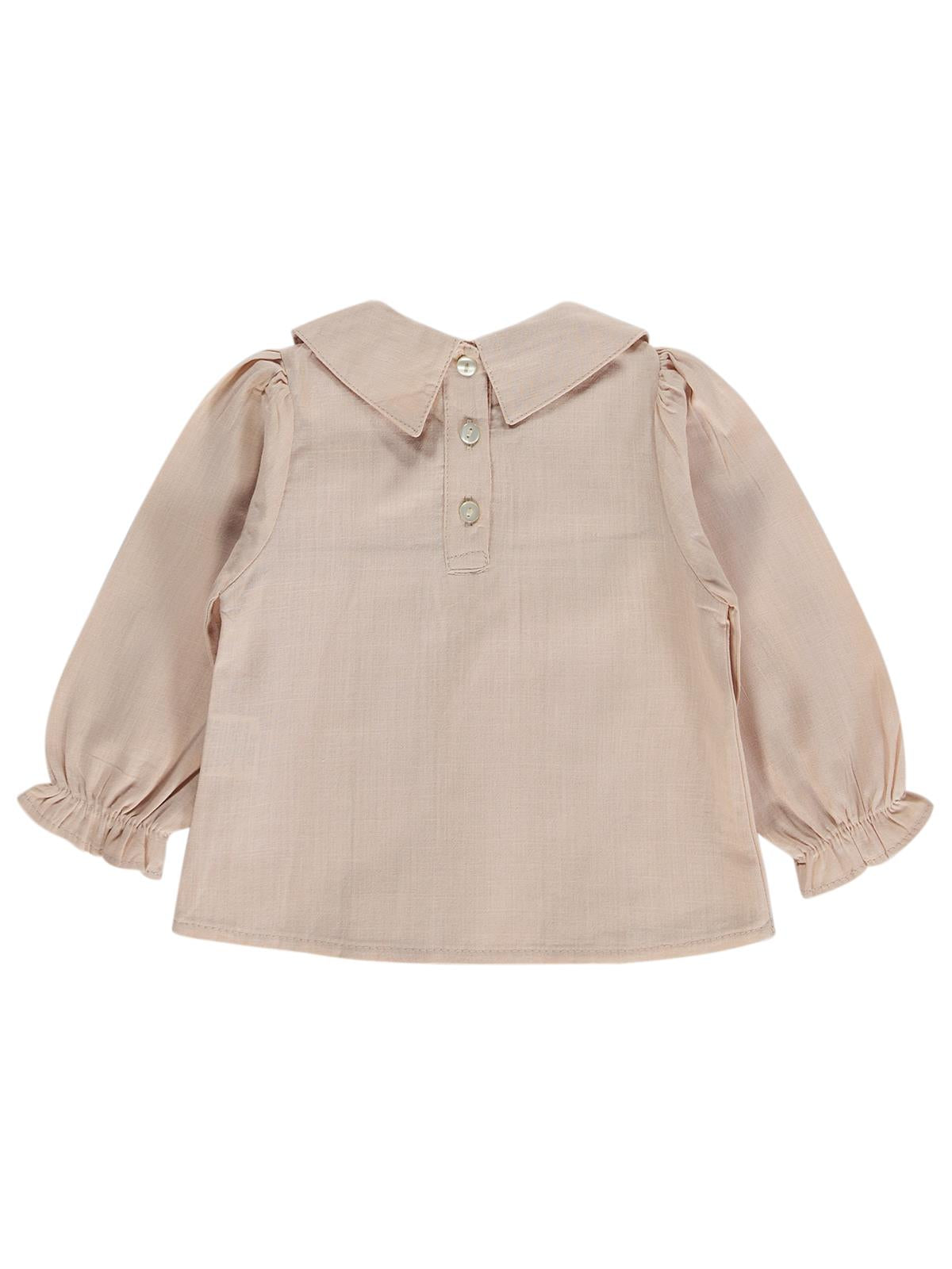 Kumru Bebek Yaka Hırkalı 3 Lü 6-18 Ay Takım - Bej