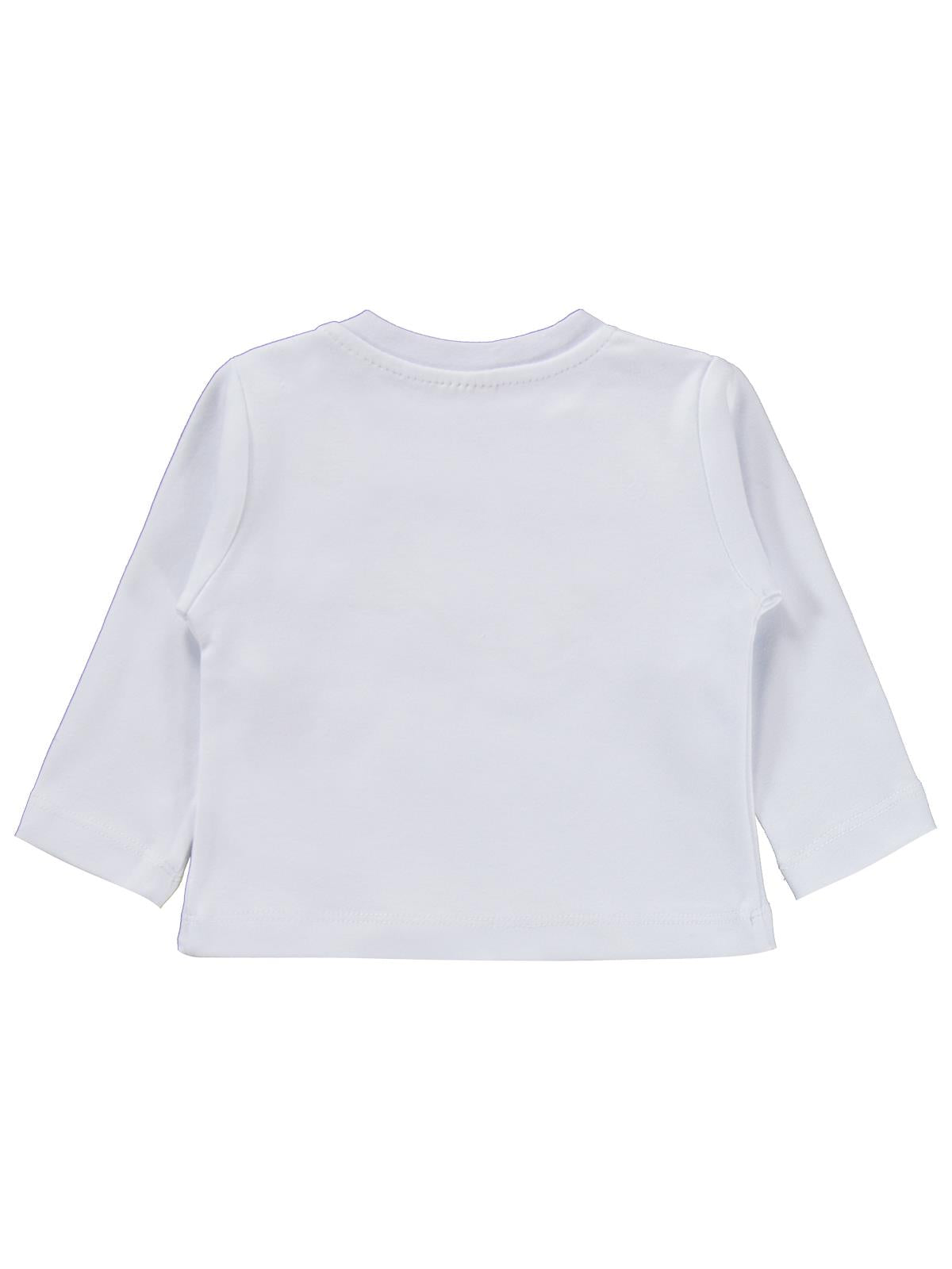 Lüks Kumru Kelebek Nakışlı 3 lü Hırkalı 6-18 Ay Takım - Bej