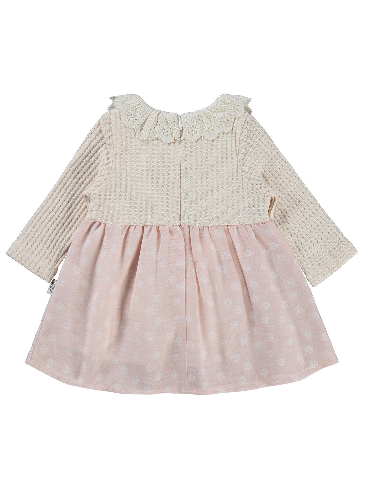 Kumru Süs Bolerolu Bandanalı 6-18 Ay Elbise - Pembe