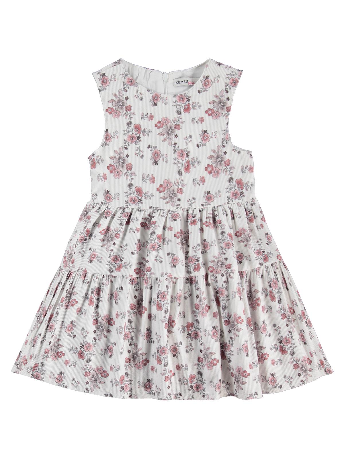 Civil Girls Ceketli Çiçekli 2 Li 2-5 Yaş Elbise - Pembe