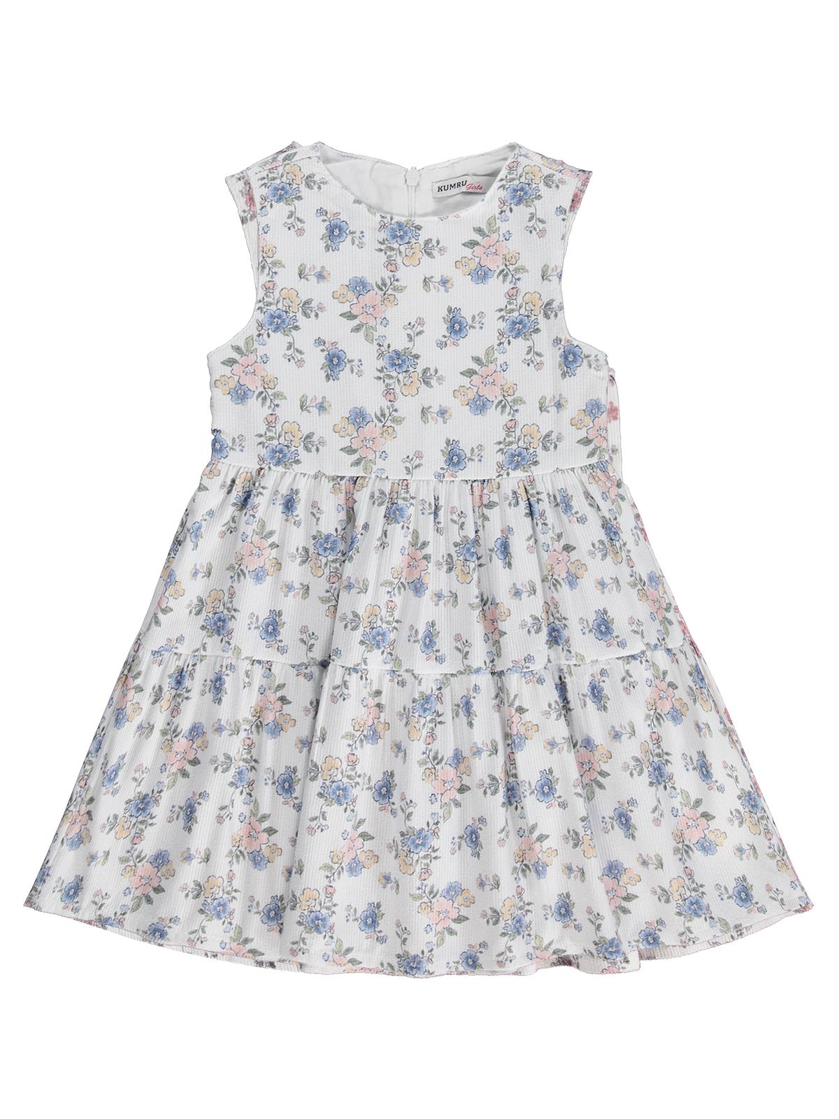 Civil Girls Ceketli Çiçekli 2 Li 2-5 Yaş Elbise - Pudra