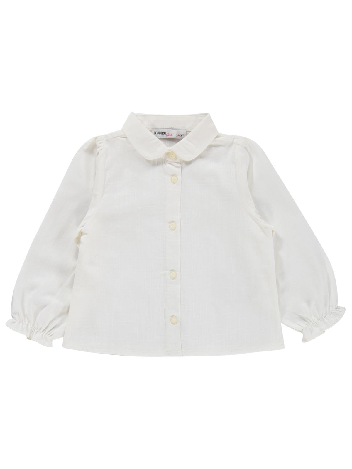 Civil Girls Pantolon Ceket Nakışlı 3 Lü 2-5 Yaş Takım - Pudra