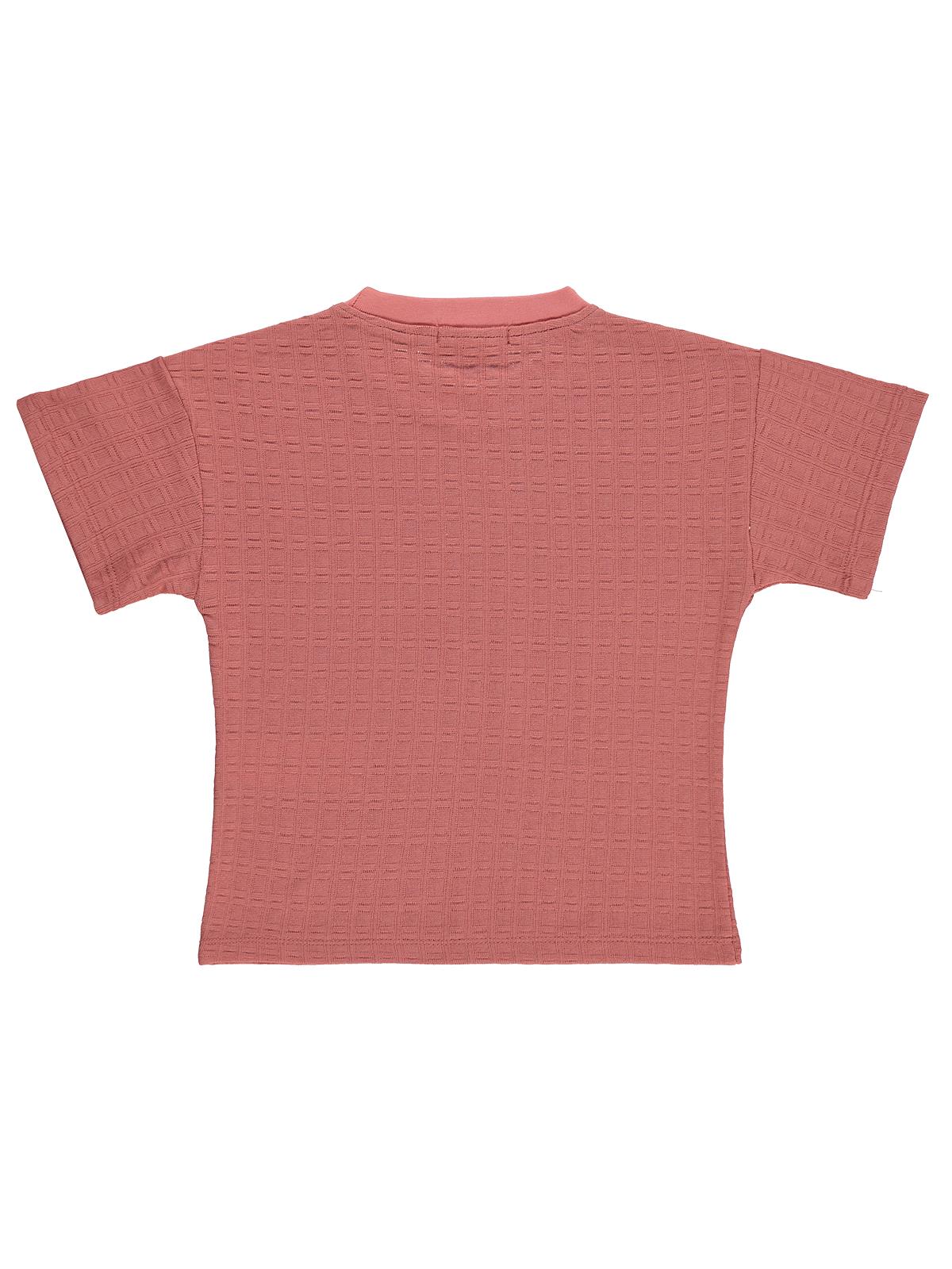 Civil Boys Kare Dokulu 2-5 Yaş Tişört - Pembe