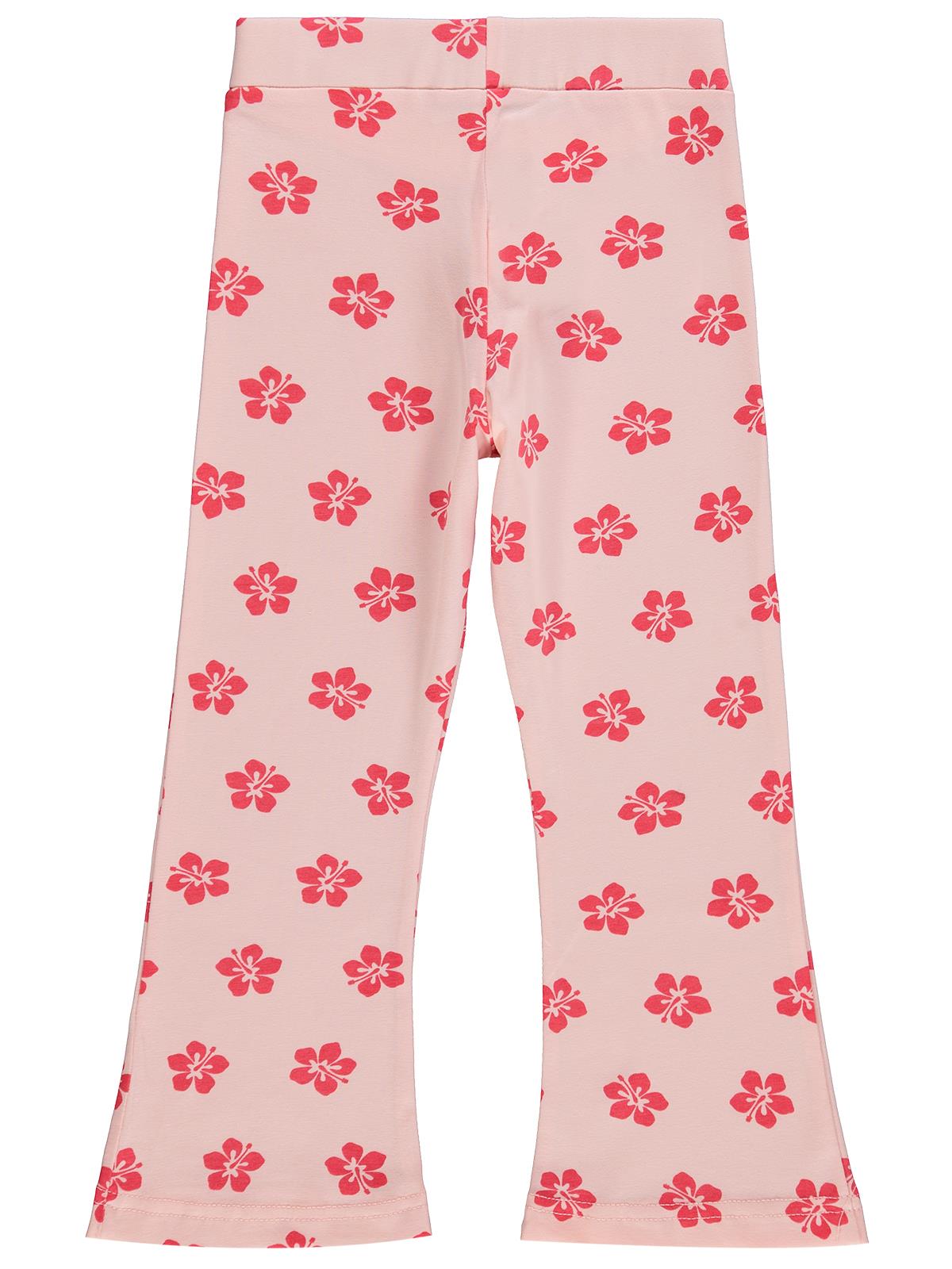 Civil Girls Çiçekli 2-5 Yaş Tayt - Pembe